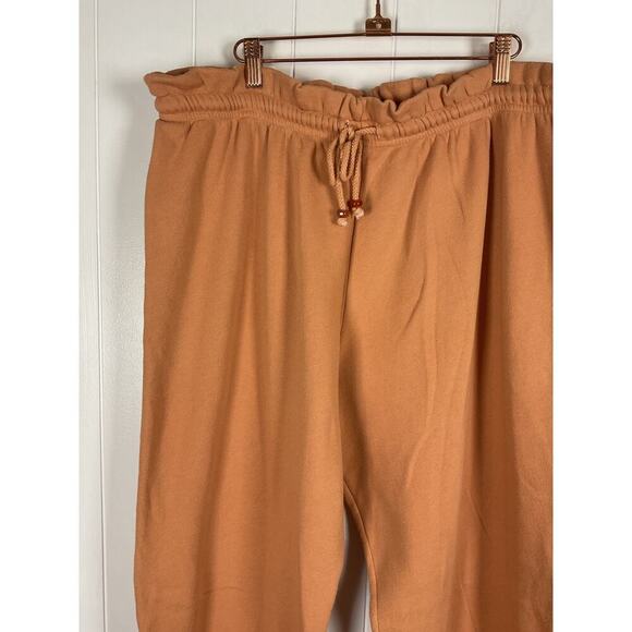 DONNI.  Women's Vintage Fleece Gem Sweatpants in Penny Size XXL NWOT - Picture 3 of 10